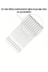 Singer Zetina Bernina Janome Uyumlu 12-1416 Ev Tipi Dikiş Makine Iğnesi Toplam 30 Adet