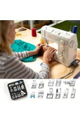 11 Parça Ev Tipi Aile Dikiş Makinesi Ayak Seti Singer Janome Pfaff Zetina