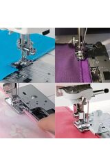 11 Parça Ev Tipi Aile Dikiş Makinesi Ayak Seti Singer Janome Pfaff Zetina