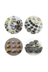 Jaktec Servo Motor  Elektronik Çıt Çıt Kuş Gözü Rivet Çakım Pres Makinası Masa Dahil