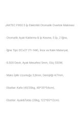 JAKTEC F950 5 İp Elektrikli Otomatik Overlok Makinesi