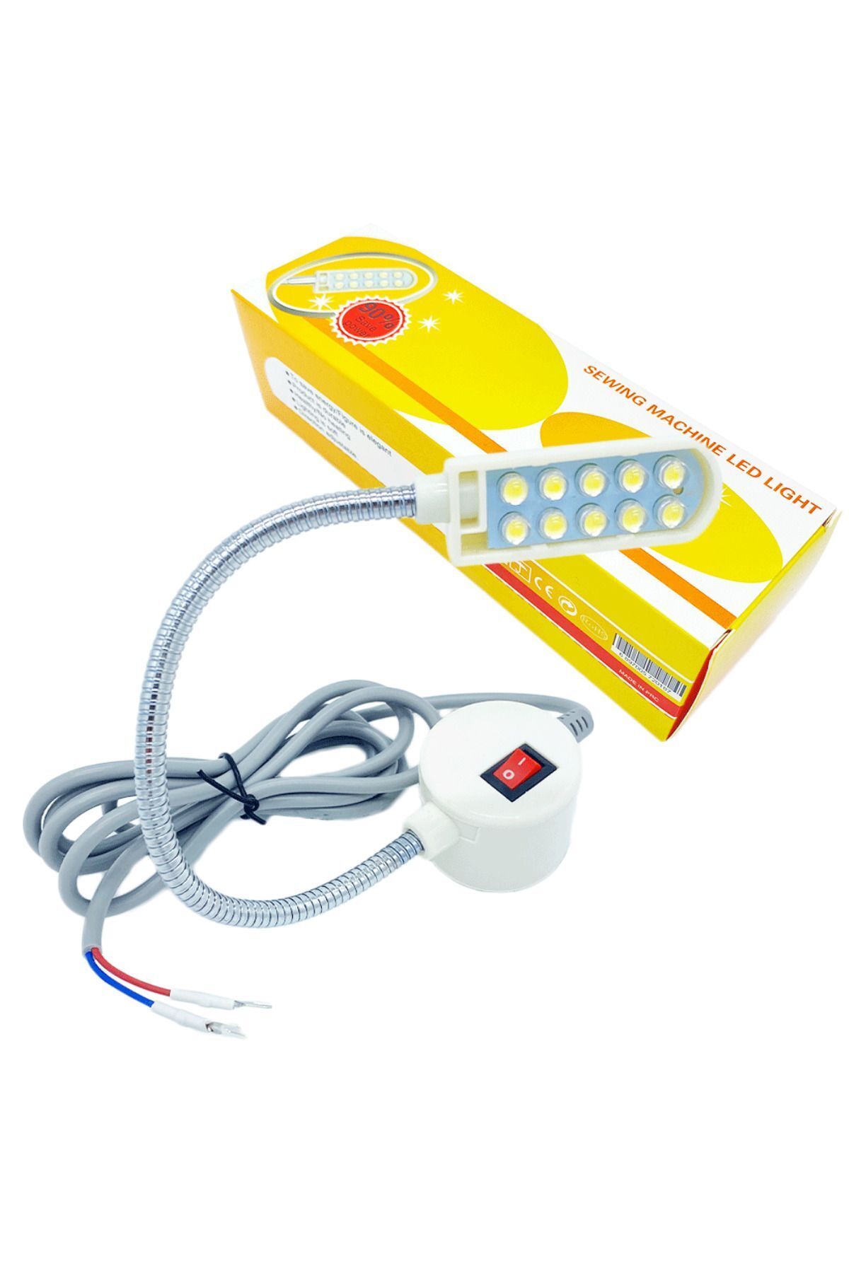 Dikiş Makinesi Led Lamba Spiralli 12 Li Led