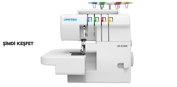 Jaktec - E360 Ev Tipi Overlok Makinesi