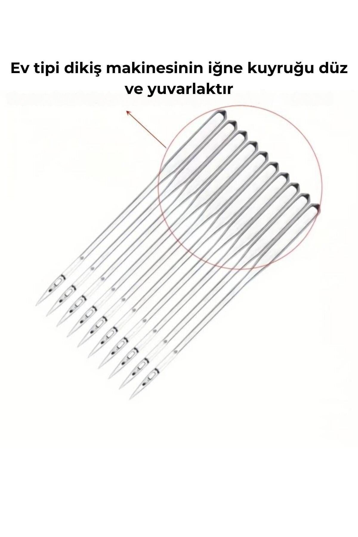 16 No Ev Tipi Dikiş Makine İğnesi (Kumaş Delmeyen Özel Uç )