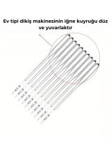 9 No Ev Tipi Dikiş Makinesi İğnesi (Kumaş Delmeyen Özel Uç )