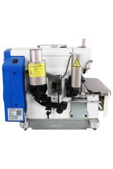 F950 4 İp Otomatik Overlok Dikiş Makinesi Beyaz