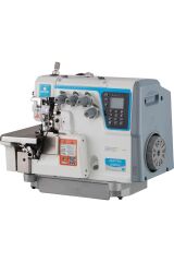 Jaktec F940 5 İp Otomatik Overlok Makinesi Servo Motor. Masa Dahil Mavi Beyaz