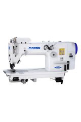 MAIMIN M2565 2 İğne Zincir Dikiş Makinesi Full Otomatik Çektirmeli Beyaz