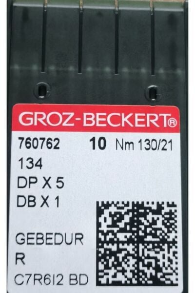 Groz-Beckert Zik Zak Makinesi İğnesi Gebedur 21 No Yanmaz Uçlu