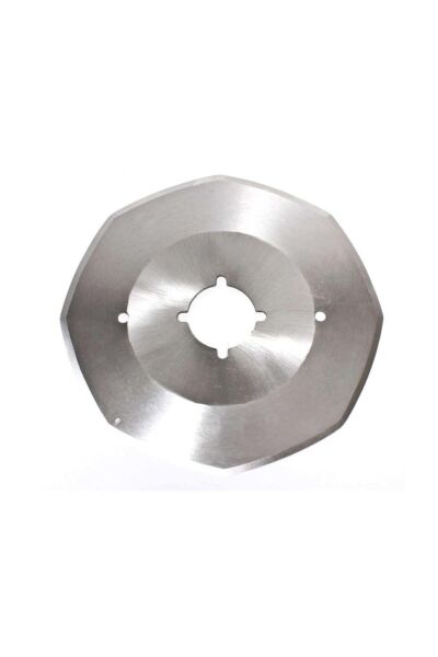 Yuvarlak Bıçaklı Kumaş Kesim Motoru Bıçağı 8 Köşe Bıçak Çapı 10cm